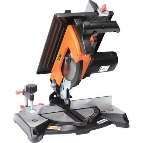troncatrice portatile compa "orange 210" in alluminio con motore a spazzole e lama con diametro 210 mm, 1200 w 5000 giri/mm (1/5)