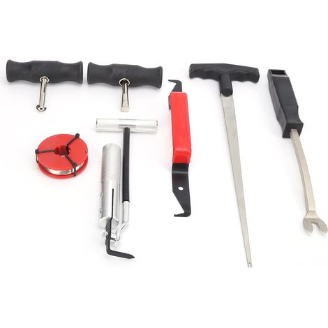 Outil de Démontage de Pare-Brise, Réparation de Pare-Brise, Kit d'Outils de Démontage de Automobile, Outils de de, 7 Pièces, Kit Professionnel de de pour Classique Vintage (1/5)