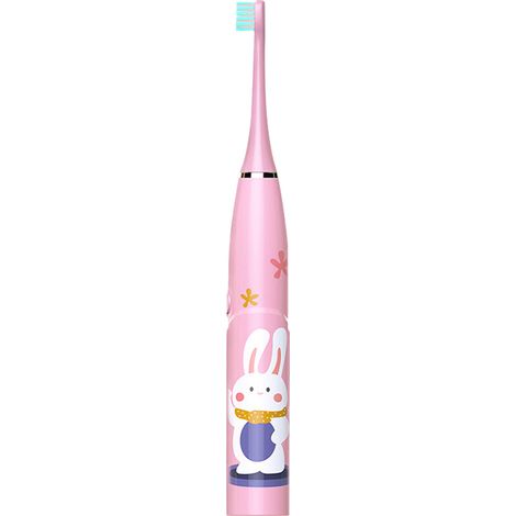 Brosse à dents électrique pour enfants, poils souples, étanche IPX7, rechargeable. (1/5)