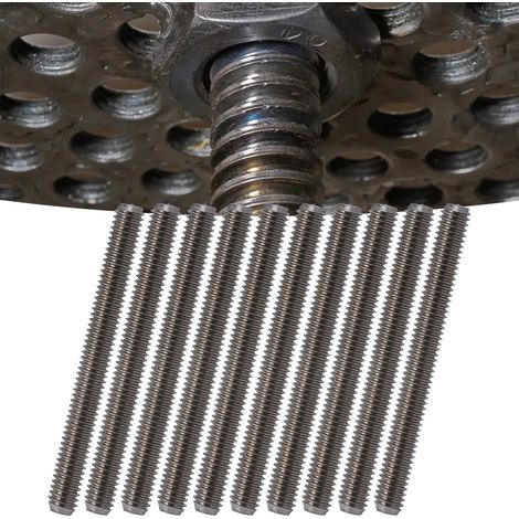 Vente de tiges filetées en acier inoxydable M4 série 4808 (4808-0004-0040) par 10 unités. (1/5)