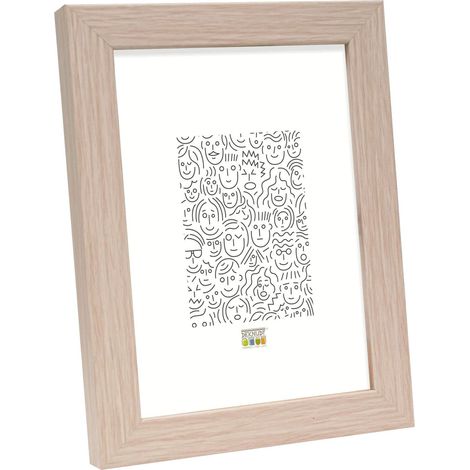 Cadre Photo Bloc Bois Chêne Naturel 24 x 30 cm (1/4)
