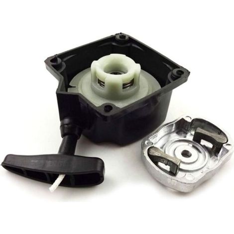 Seilzugstarter für 49ccm/52ccm Benzinmotoren – Halbautomatischer Starter mit Antriebsglocke – Für Freischneider und Erdbohrer (1/5)