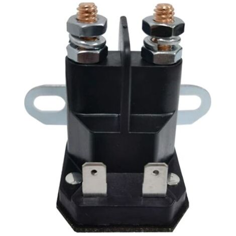 QORVA-725-04439 Relais de Démarreur Solenoide 12V Solénoïde Tracteur Tondeuse Relais Demarreur Starter Solenoid Relay pour John Deere AM138068 Cub Cadet 725 04439 MTD Tondeuse Autoportée
