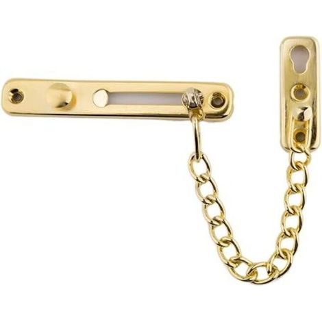 1 cadenas de porte à chaîne (doré), chaîne de sécurité en acier inoxydable-AquaForge (1/5)