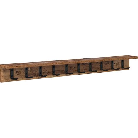 Maison Exclusive - Wandmontierter nachttisch Altholz 100 x 10,5 x