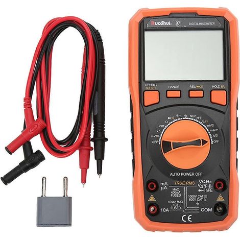 RuoShui 97 Digitalmultimeter Spannungs- und Stromprüfer mit hoher Genauigkeit Widerstands- und Kapazitätsmessung