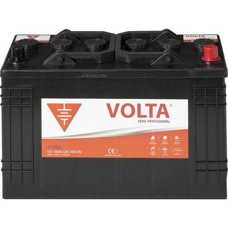 Batería de camión PROFESSIONAL 105AH 700A Borne +Dcha. Medidas 345x175x238mm (1/3)