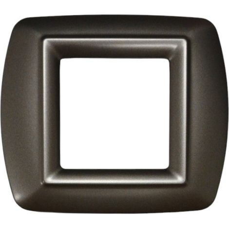 PLACCA MYLIFE 2 MODULI ALLUMINIO NOTTE