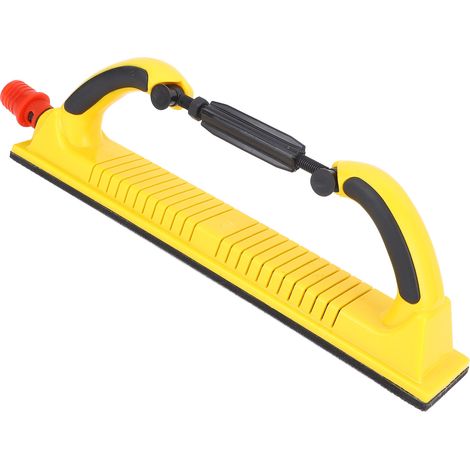 Bloc de ponçage à main avec bande auto-agrippante, rayon réglable, pour bois et voiture, 2-3/4 x 15-3/4 pouces (1/5)