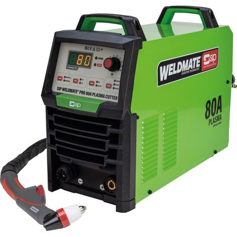 SIP WELDMATE PRO 80A Inverter Plasma Cutter - L52.5 x W22.5 x H39.5 cm