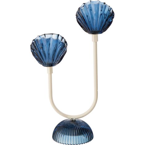 Lampe à Poser à LED "Shell" 32cm Bleu