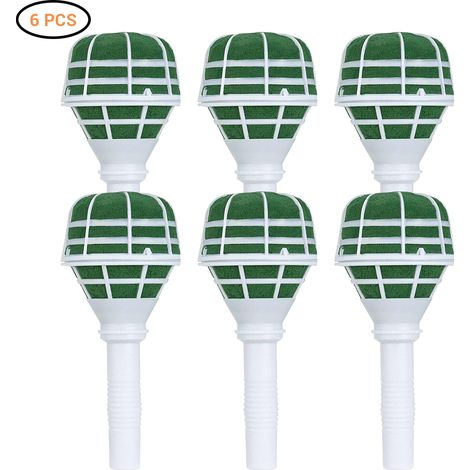 Lot de 6 supports de bouquet en mousse avec poignées florales, légers, accessoires pour réaliser soi-même un bouquet de mariée (1/5)