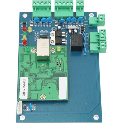 Contrôleur d'accès à porte unique TCP IP réseau, panneau de sécurité pour porte, contrôle d'accès réseau. (1/5)