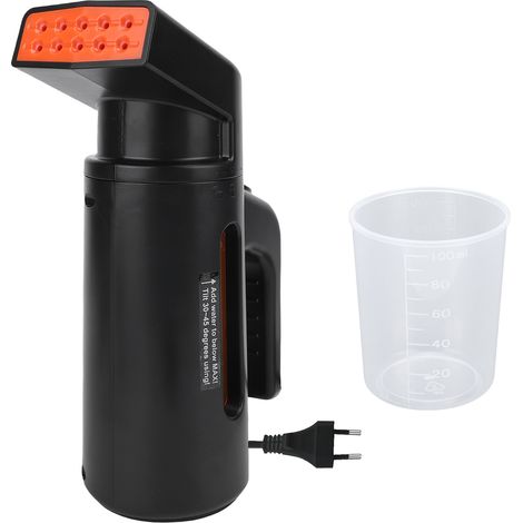 Fer à repasser vapeur main 700W portable – Défroissage tissu vêtement réservoir 150ml chauffage rapide EU 220V noir (1/5)