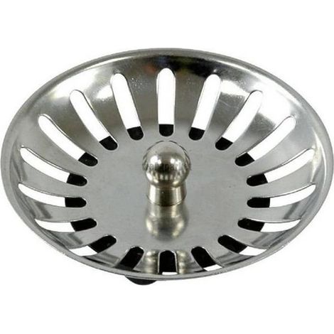 Bouchon évier avec filtre 81 mm – Panier à filtre manuel – Pièce authentique pour éviers Franke – Filtration efficace des débris (1/5)
