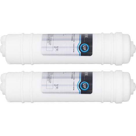 Lot de 2 cartouches de rechange pour filtre à eau à connexion rapide de 10 pouces, à fibres creuses et ultrafiltration. (1/5)