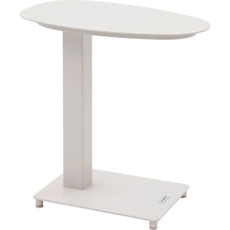 Table d'appoint de jardin Venuzia graphite 50 x 50cm en aluminium - Hespéride (1/5)