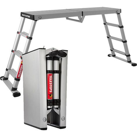 Piattaforma doppio accesso con 4 gradini - Altezza mass. di lavoro 2.88m. - TEL-61209