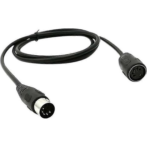 Câble d’extension Midi 5pin, midi 5 broches Din mâle à femelle Audio Midiat Câble adaptateur pour Midi Keyboar (1/5)