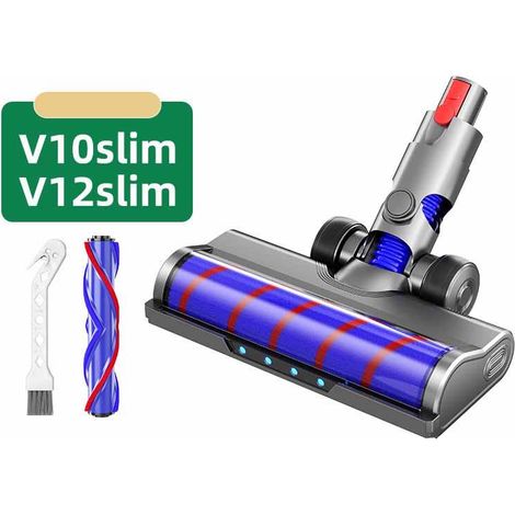 Spazzole rotanti a setole morbide e spazzole a trasmissione diretta (con luce LED) per Dyson V10 Slim / V12 Slim (1/4)