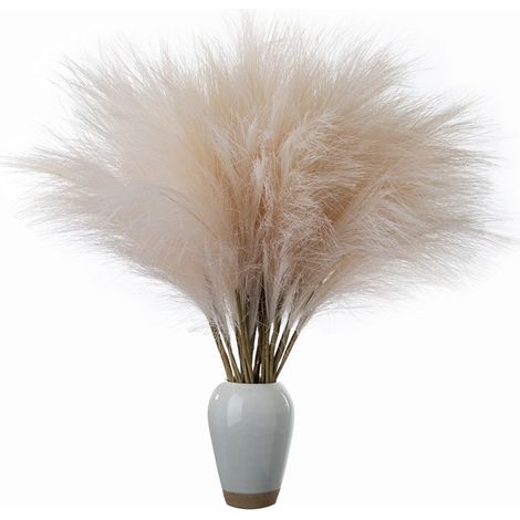Herbe de la pampa artificielle haute, herbe de la pampa décorative pour vase de sol, herbe artificielle aérée, composition florale bohème, décoration florale-AquaForge (1/5)