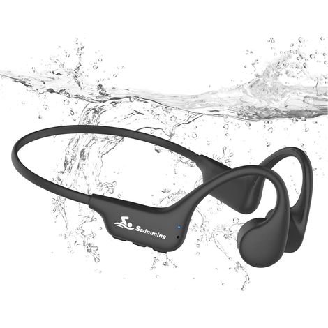 Casque Conduction Osseuse Natation,IPX8 Ecouteur Waterproof Natation (1/5)