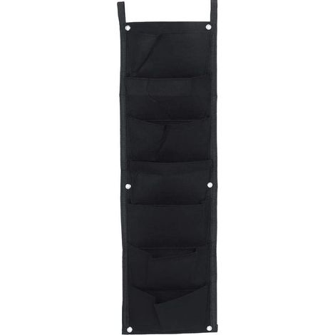 Sac de Plantation Suspendu en Tissu Jardinière de Jardin Murale Verticale(7 Pocket) (1/3)