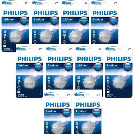 .Philips CR2025 blister de 10.