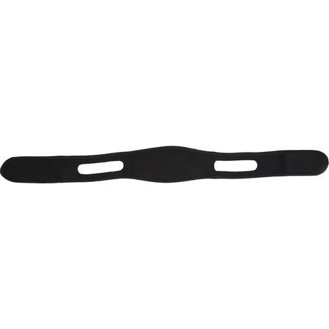 Lanière de menton anti-ronflement professionnelle pour hommes et femmes, en nylon doux et respirant, idéale pour le sommeil et le soulagement des ronflements (1/5)