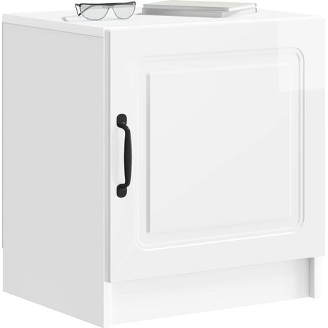 Maison Exclusive - Nachttisch Hochglanz Weiß 43 x 34,5 x 47 cm Ho
