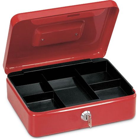 CASSETTA DI SICUREZZA PORTAVALORI PORTAMONETE 2 CHIAVI 300x240mm
