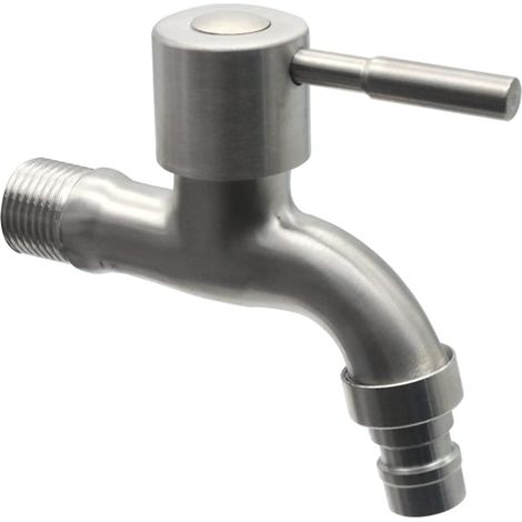 Edelstahl-Wand-Waschbecken-Wasserhahn, Waschmaschine, Gartenarmaturen