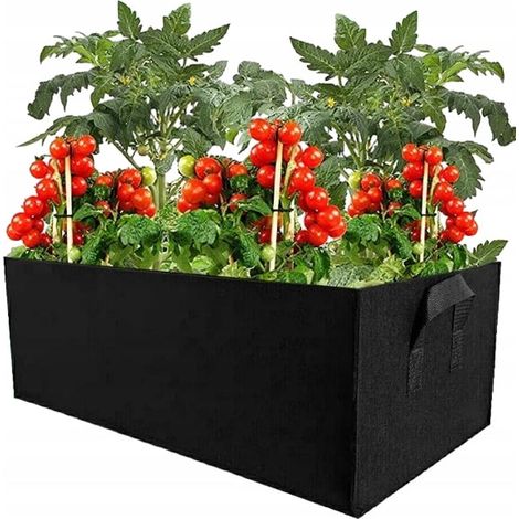 Bolsa de cultivo para plantas, maceta para hortalizas y flores, 100x60cm (1/5)
