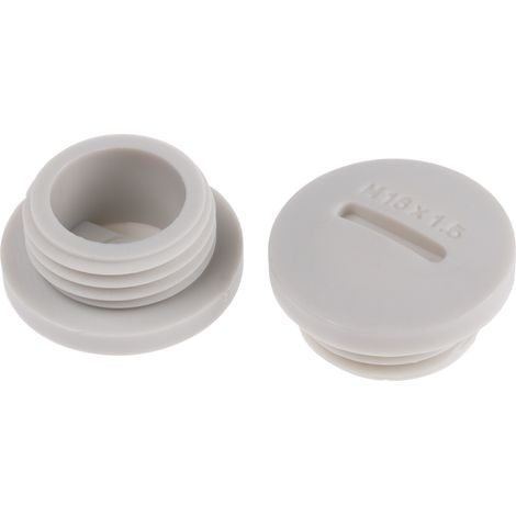 Bouchon obturateur RS PRO M16 x 1.5, Ø 15.7mm - 20mm en Nylon 66 ( Prix pour Paquet de 100 )