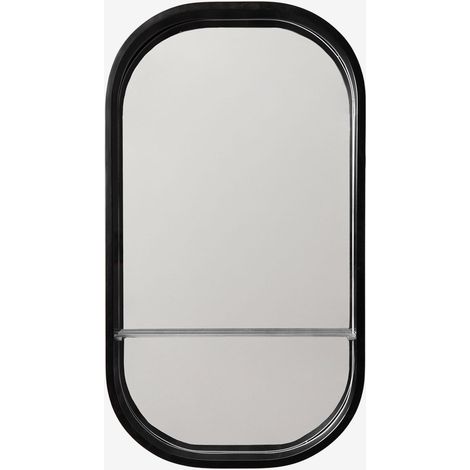 Espejo de pared ovalado 50x90 cm para baño con balda Warien SKLUM             