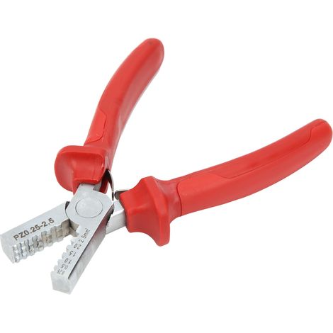 Pince à sertir et dénuder rouge PZ0.252.5 pour câbles de 0,25 à 2,5 mm - Outils d'électricien (1/5)
