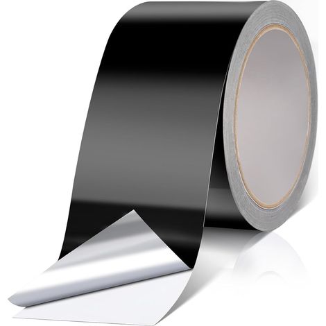Ruban en aluminium noir, 50mm 20m, pour haute température, étanche, pour câbles, électronique, voiture, bricolage, ruban d'étanchéité étanche (1/5)
