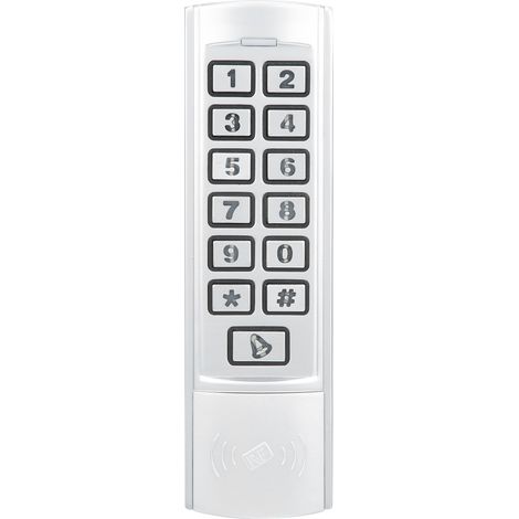 Pointeuse intégrée avec clavier rétroéclairé 125 kHz, lecteur de cartes RFID et mot de passe. (1/5)