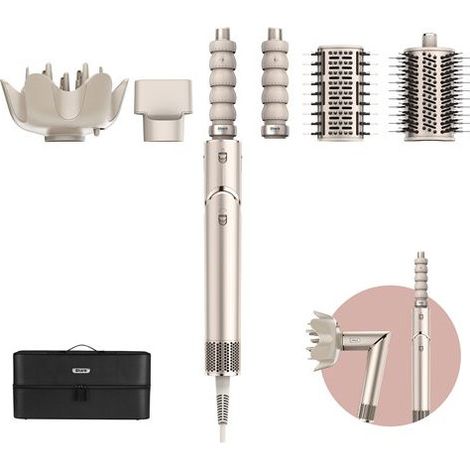 Shark Haushaltsgeräte Herramienta de peinado con múltiples accesorios Caliente Beige 1650 W 2,5 m