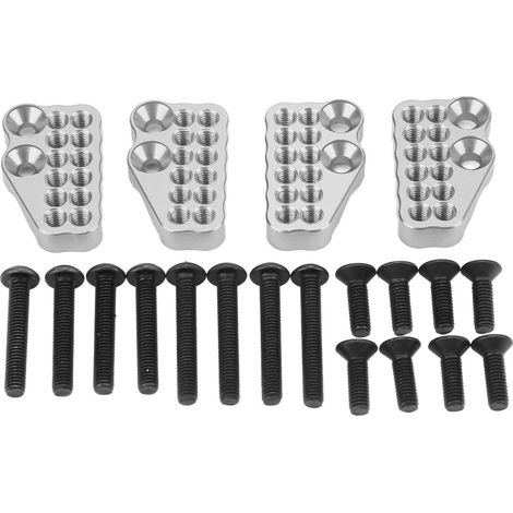 amortisseurs avant et arrière en métal poreux, références fixes, pour voiture RC Axial Capra 1.9 UTB AXI03004 (argent) (1/5)