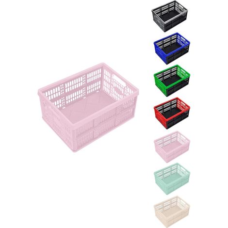 Caja Plegable de 32 Litros para Almacenamiento  Resistente y Compacta  Ideal para Organización en Hogar y Oficina  48x35cm (1/5)