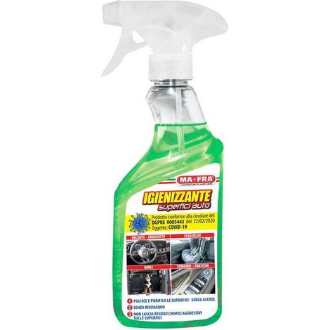 6 x MAFRA IGIENIZZANTE SUPERFICI AUTO 500 ML