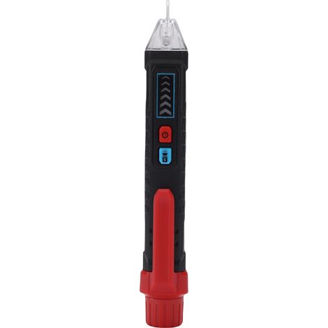 Comprobador de tensión multifuncional sin contacto, lápiz comprobador de fase, neutro y tierra, detector eléctrico digital, localizador de puntos de interrupción para electricistas. (1/5)
