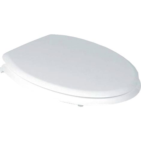 Olfa Marine Asiento WC blanco antibacteriano madera comprimida (1/3)
