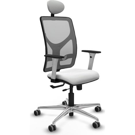 Chaise de bureau piqueras y crespo Motilla blanc soutien lombaire (1/2)
