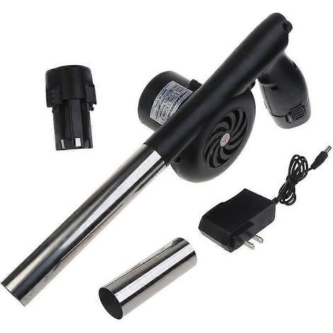 Ventilateur de barbecue 12,6 V CC, 5000 tr/min, vitesse réglable, débit d'air, grillades de camping et de pique-nique (1/5)