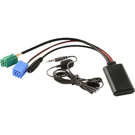 Adaptateur audio de voiture avec microphone mains libres AUX compatible Bluetooth pour Renault (1/5)