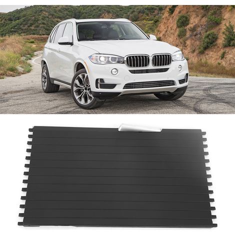 Store enrouleur pour porte-gobelet avant intérieur de voiture, compatible avec BMW X5 X6 E70 E71 (1/5)