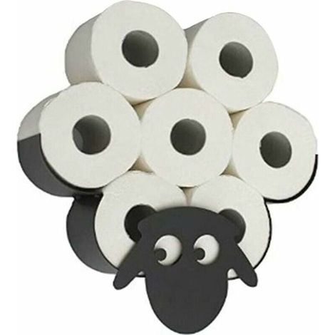 Tier-Toilettenpapierhalter, niedlicher Tier-Toilettenpapierhalter, Wandmontierter Toilettenpapierhalter fürs Schlafzimmer, Küchen- und Badezimmeraccessoires, Schaf (1/5)