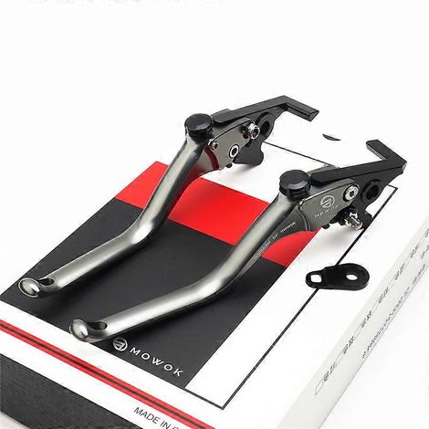 Convient pour Yamaha NMAX155 freins en alliage d'aluminium modifié, klaxon, guidon, accessoires de moto à chariot d'embrayage (gris avec stationnement) (1/5)
